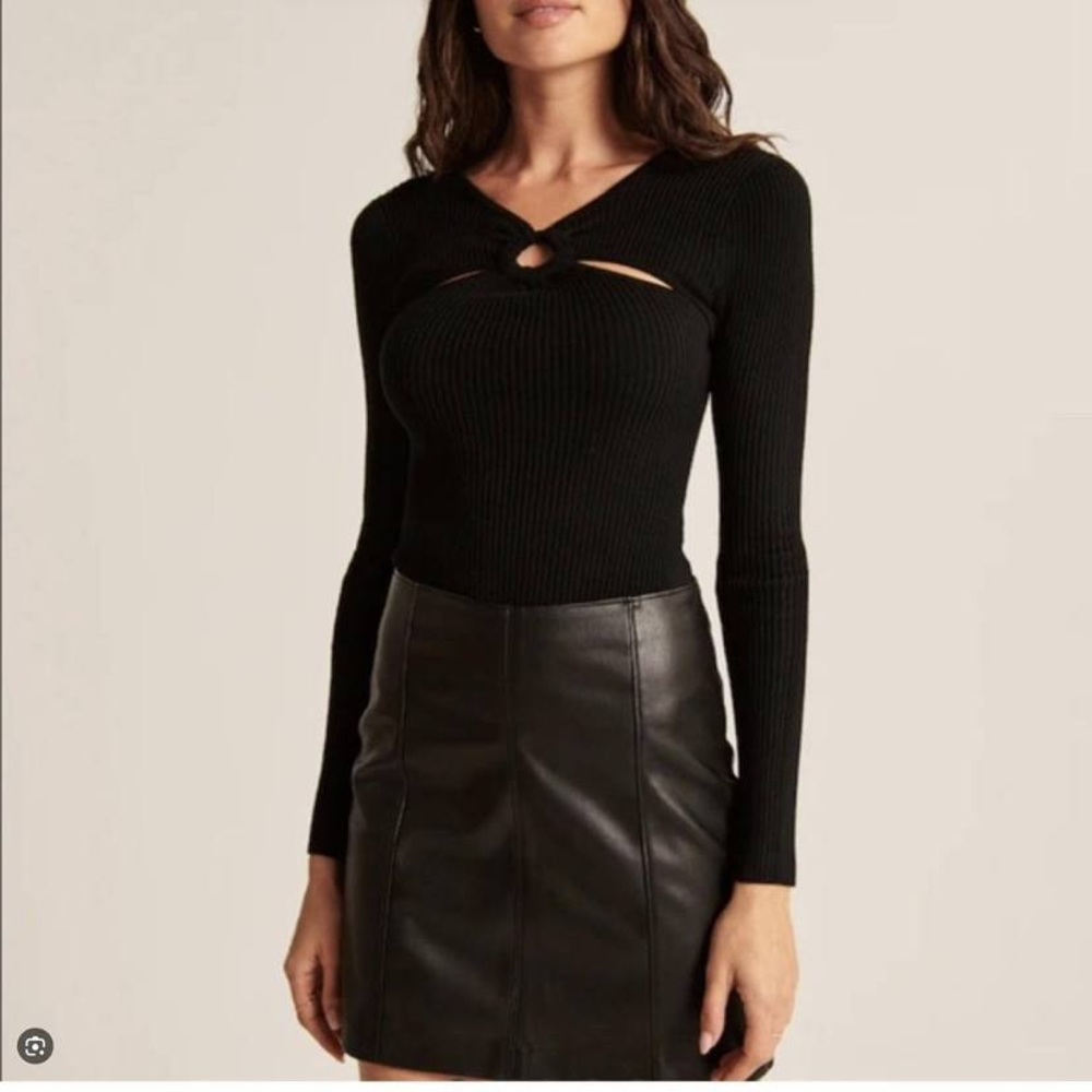 Abercrombie & Fitch Cutout Sweater Bodysuit